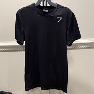 Gymshark Jet Black Short Sleeve Tee